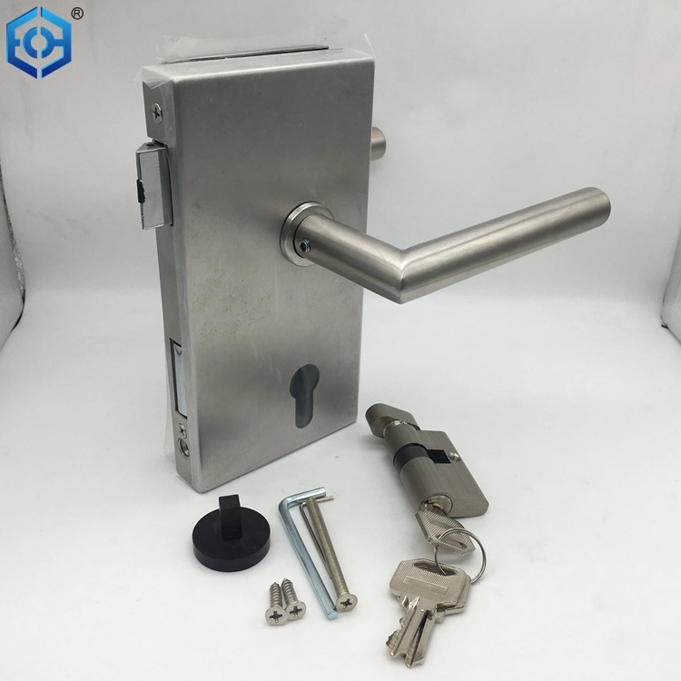 Glass Door Lock with Lever Handle Glass Door Latch Lock