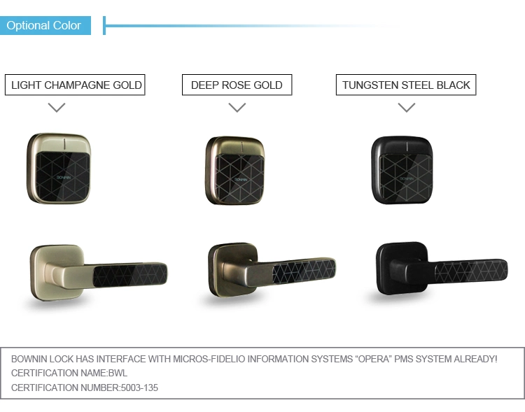 RF Card Digital Security Electronic Door Locks and Handles