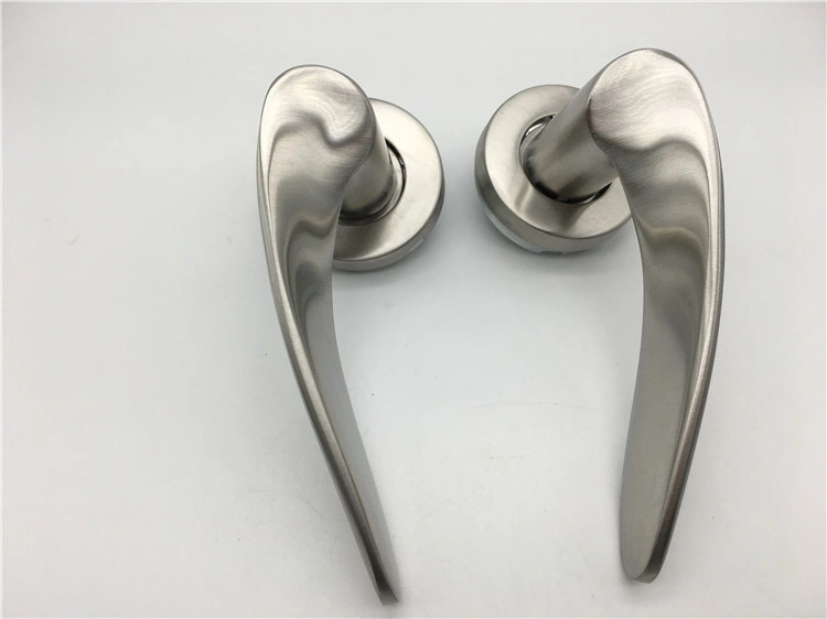 Custom Satin SSS Stainless Steel Solid Front Door Handles