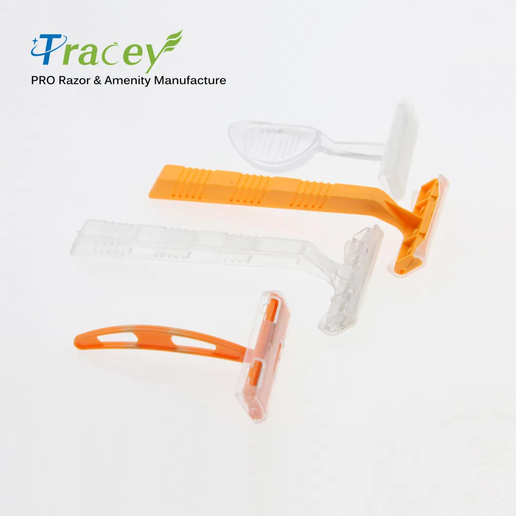 Clear High Security Thumbprint Razor JAIL RAZOR Anti-shank Razor