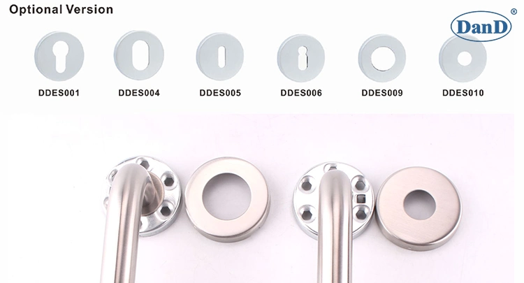 High Quality Square Classic Stainless Steel Solid Tube Door Lever Handle