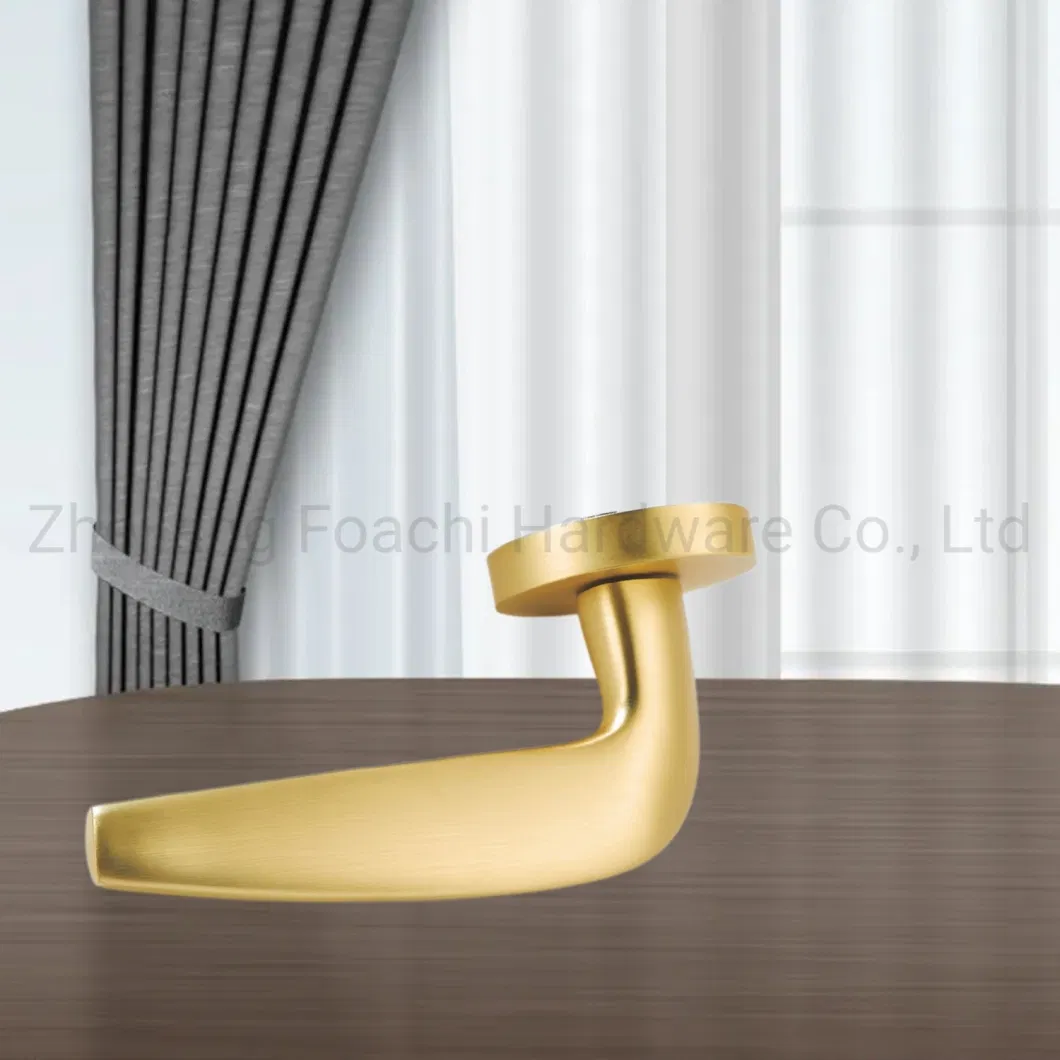 European Modern Minimalist Style Zamak Door Lever Handle