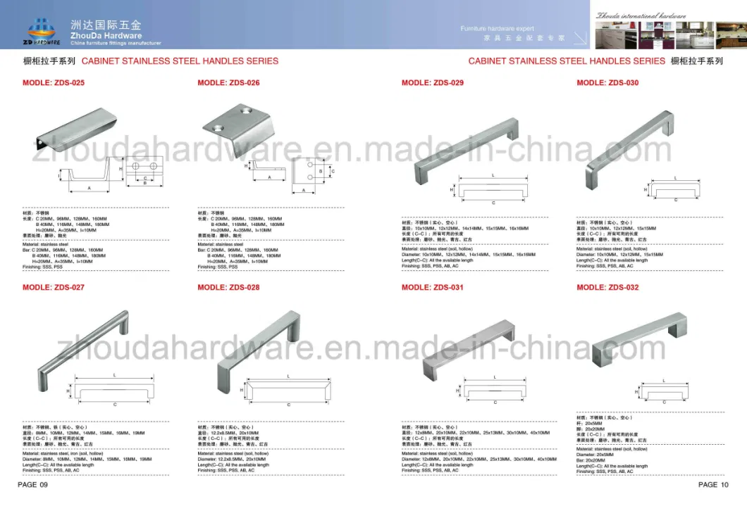 Stainless Steel T Bar Door Aluminum Window Kitchen Cabinet Drawer Home Bedroom Furniture Hollow Handle Knobs Hardware