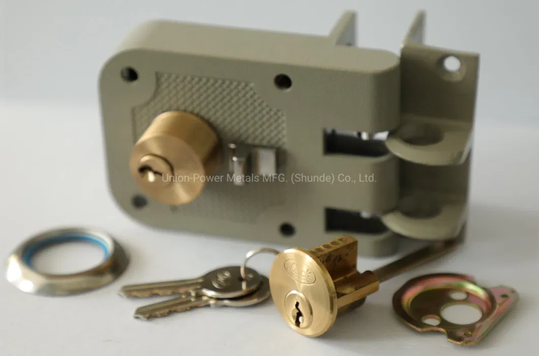 Security Lock Night Latch Jimmy Proof Deadlock Rim Door Lock