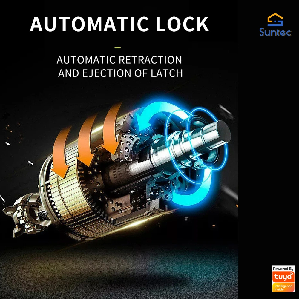 Factory Price Tuya Smart Life Automatic Smart Lock