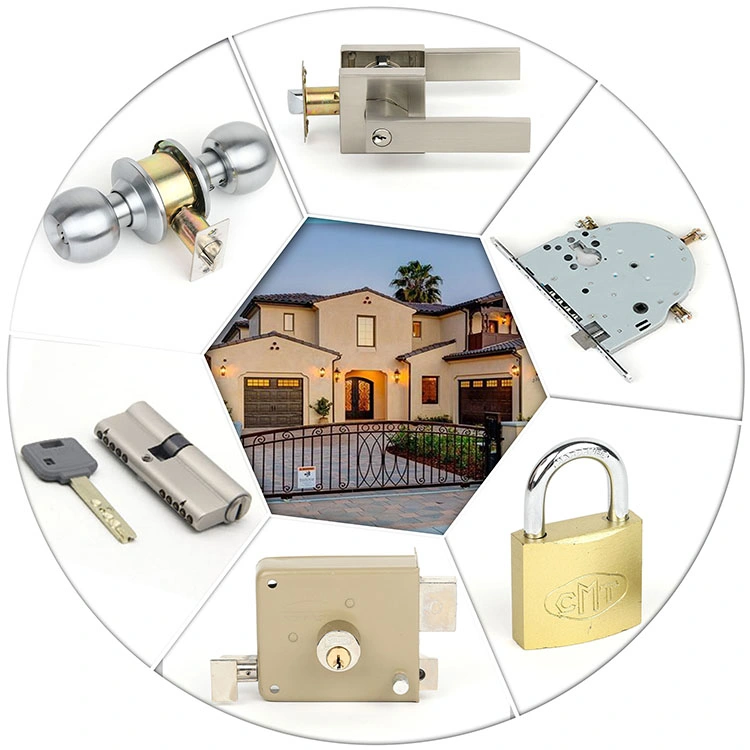 High Security Smart Door Lock Anti Theft All Kinds Outdoor Doors Electric Rim Lock