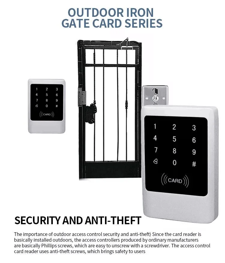 Touch Keypad RFID Access Control with Tuya APP Compatible with IC Card