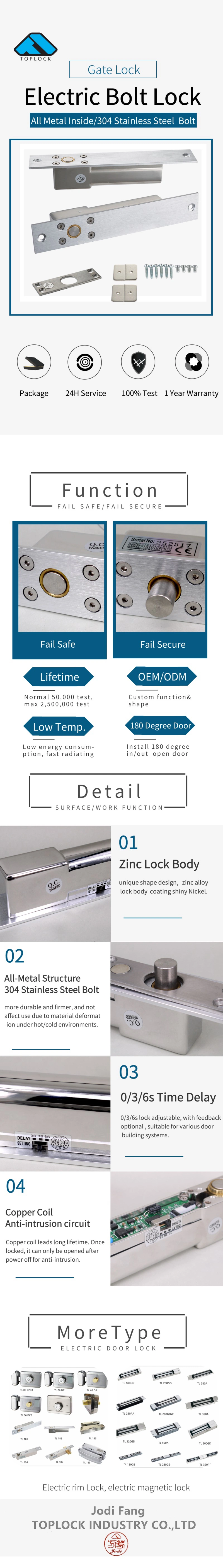 Passking 2.5 Million Life Test Electric Plug Lock