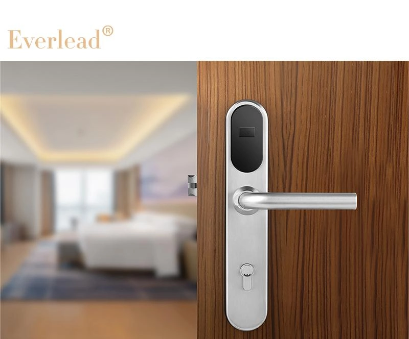 Apartment Lock Digital Security Electric European Mortise Key RFID Card Smart APP Hotel Apartment Office Door Locks with Free Software