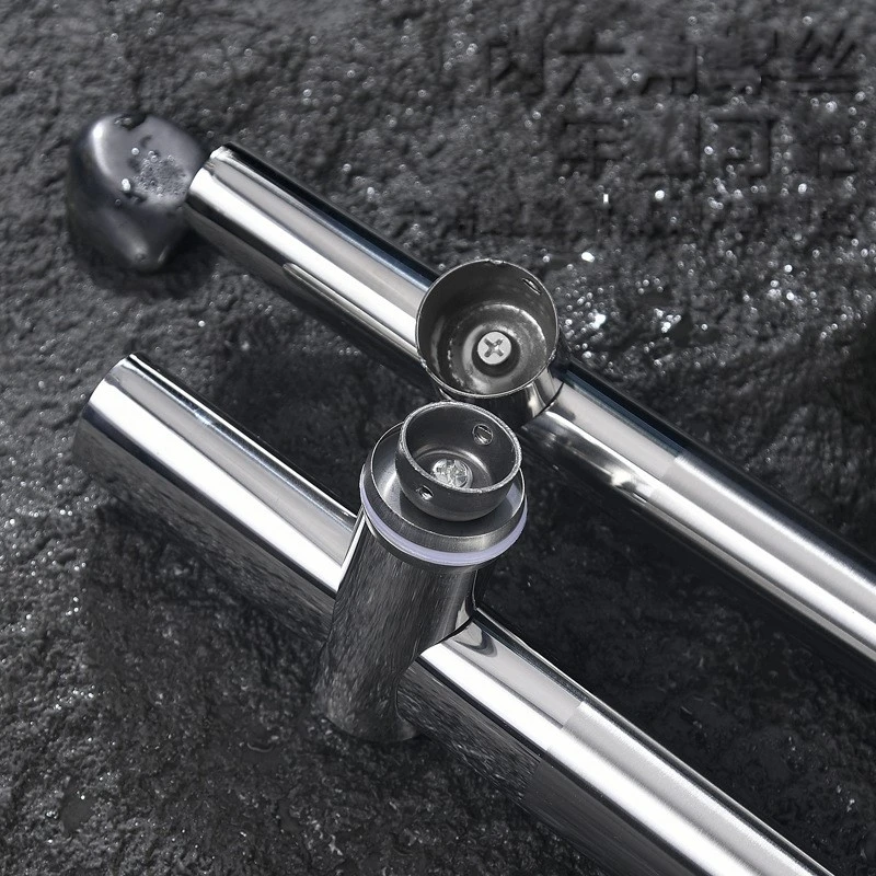 High Quality Modern Minimalist Shower Room Stainless Steel Glass Door Handle