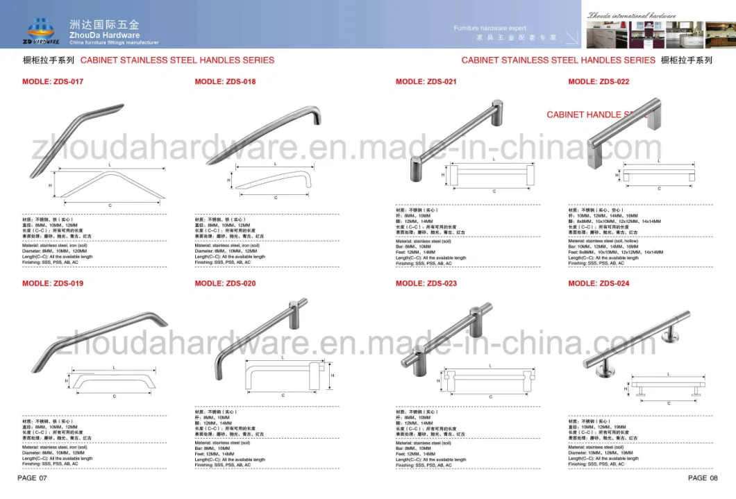 Stainless Steel T Bar Door Aluminum Window Kitchen Cabinet Drawer Home Bedroom Furniture Hollow Handle Knobs Hardware