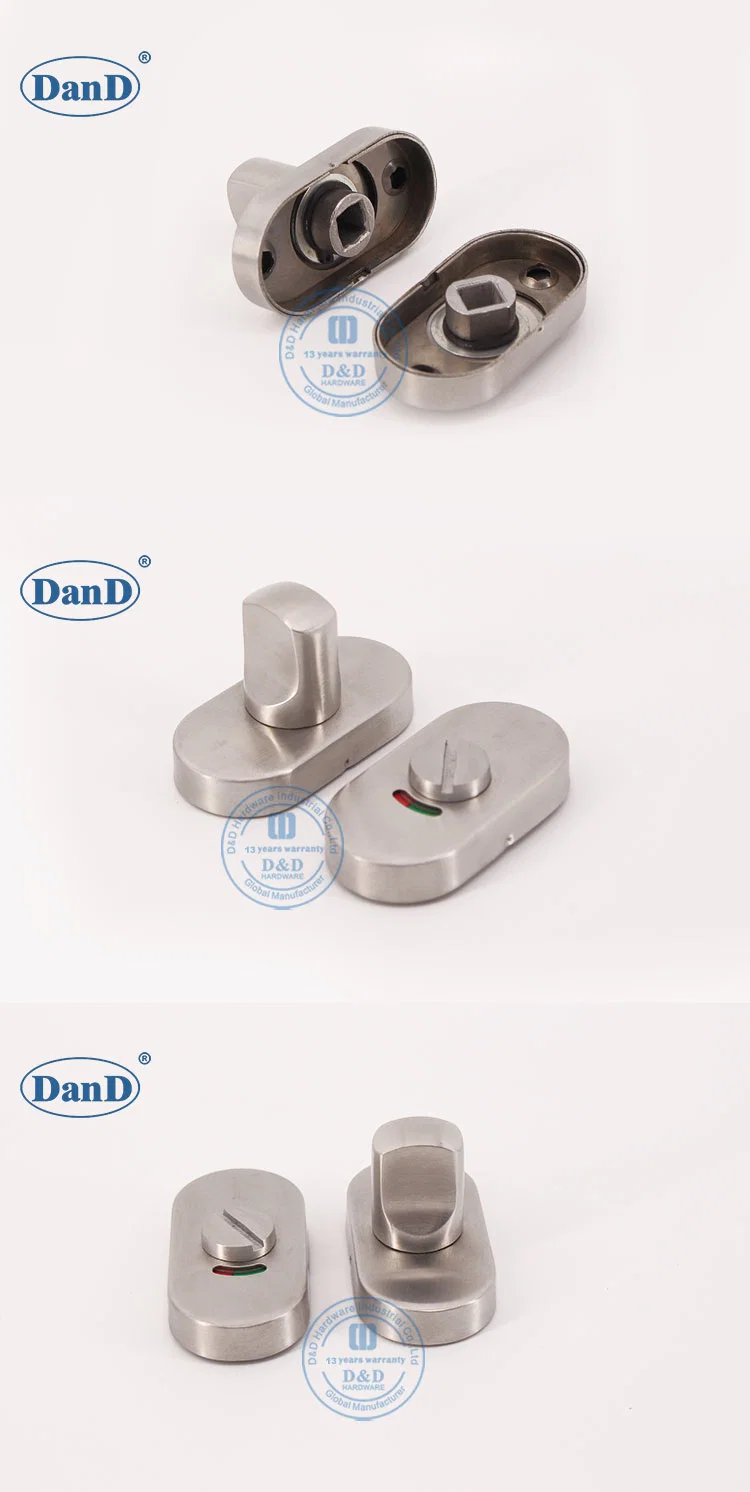 China Supplier Bathroom Toilet Indicator Door Lock Thumb Turn Lock