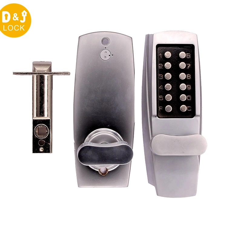 Waterproof Fireproof Mechanical Handle Digital Code Smart Door Lock