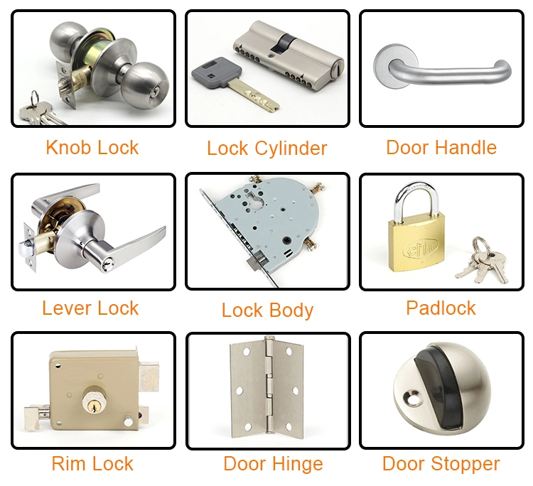 Door Hardware Cylindrical Inner Door Tubular Round Knob Lock