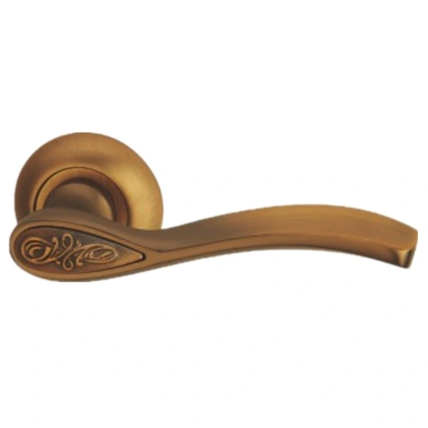 Door Lock Hardware Interior Luxury Gold Split Type Door Lever Handle