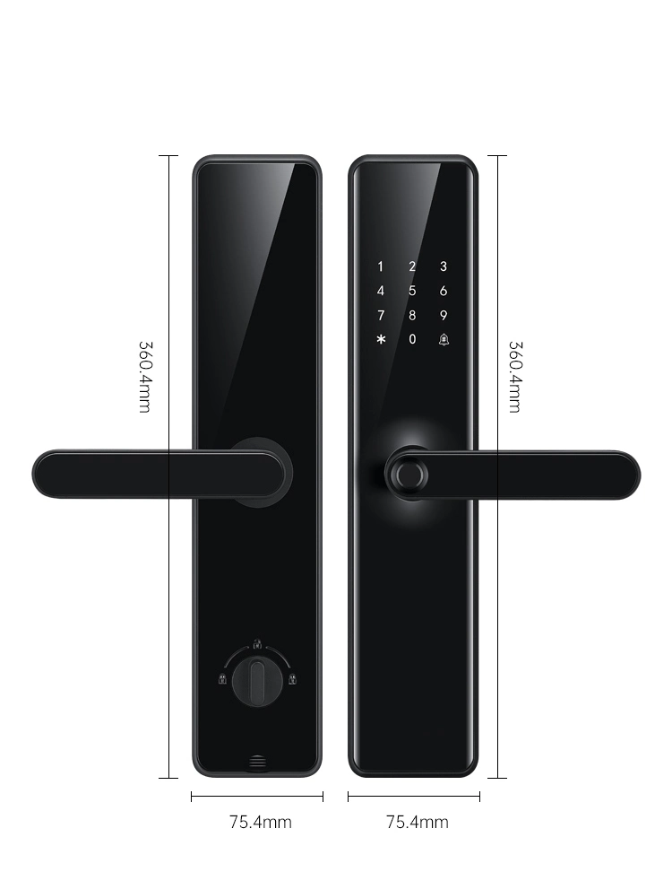 New Design Security Apartment/Home/Hotel Fingerprint Control Electronic Smart Door Lock