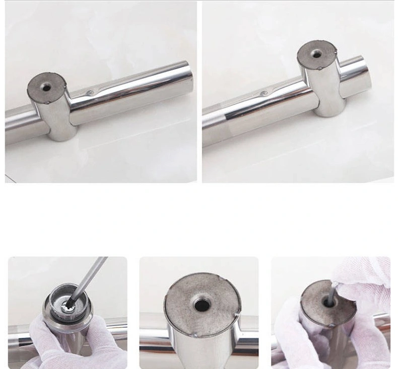 High Quality Modern Minimalist Shower Room Stainless Steel Glass Door Handle