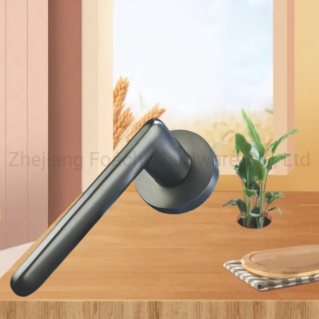 European Modern Minimalist Style Zamak Door Lever Handle