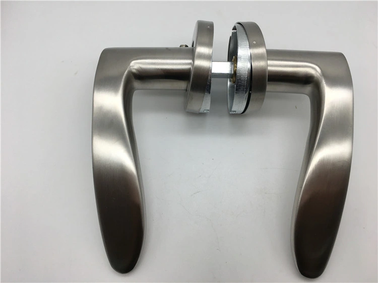 Custom Satin SSS Stainless Steel Solid Front Door Handles