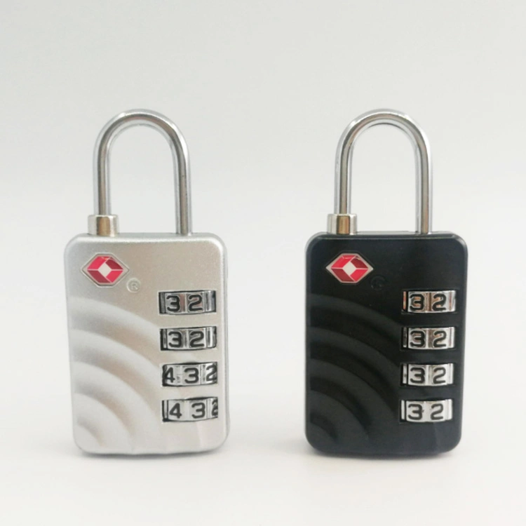 Combination Padlock Black Color 4 Digit Combination Luggage Code Lock Password Padlock