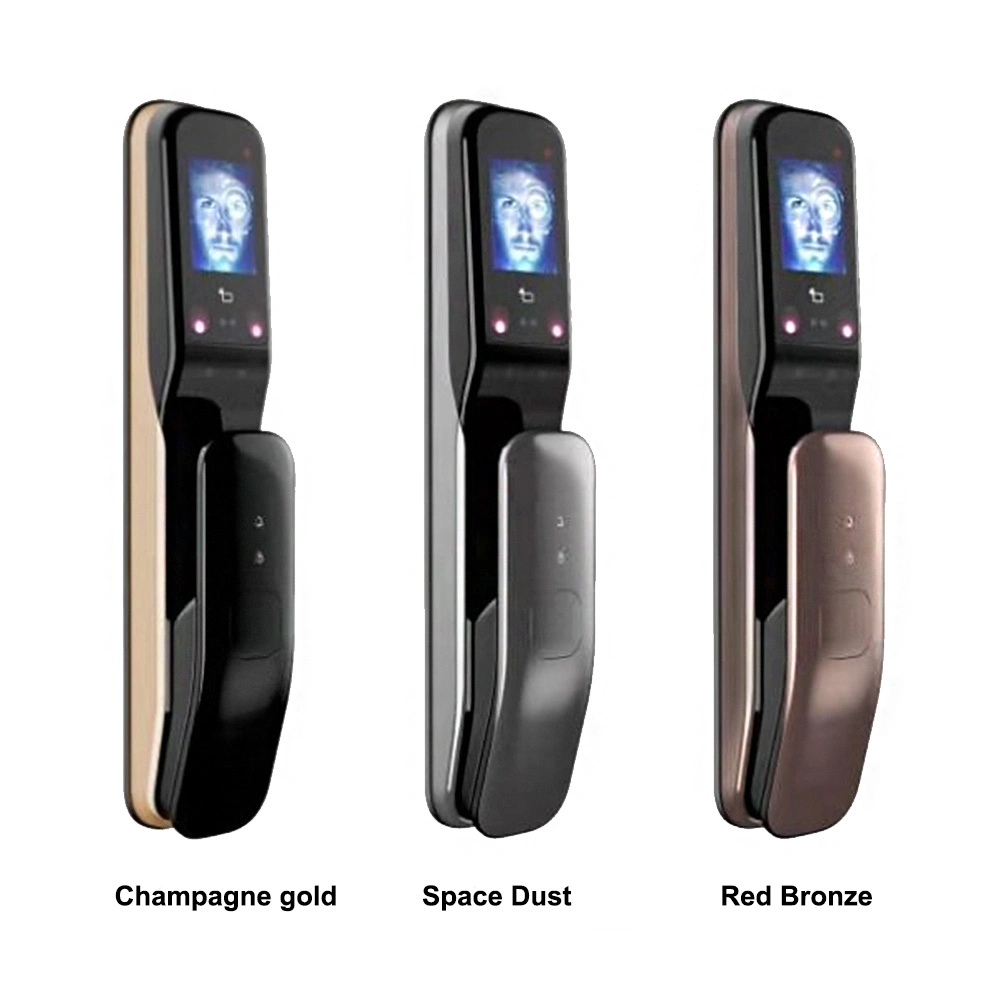 Anxinshi Door Lock Smart WiFi APP Access Control Fingerprint Card Door Lock Tuya Smart Lock Face Recognition Voice Lock