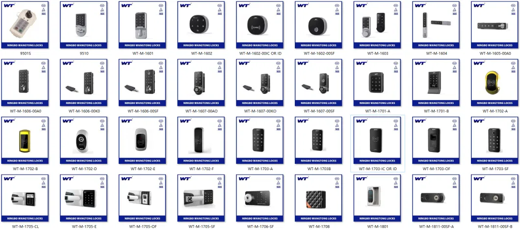 Electronic Cabinet Fingerprint Lock Touch Pad Locker Lock Wt-M-1706-Sf