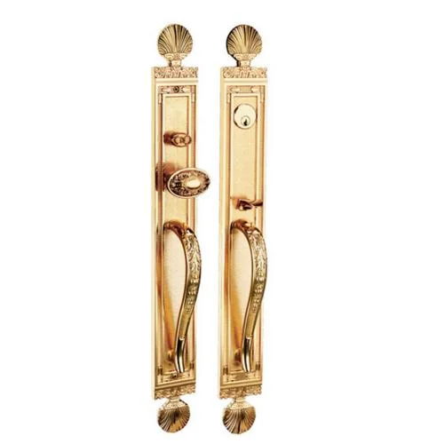 Luxury Vintage Style Door Lock Brass Door Handle Lock