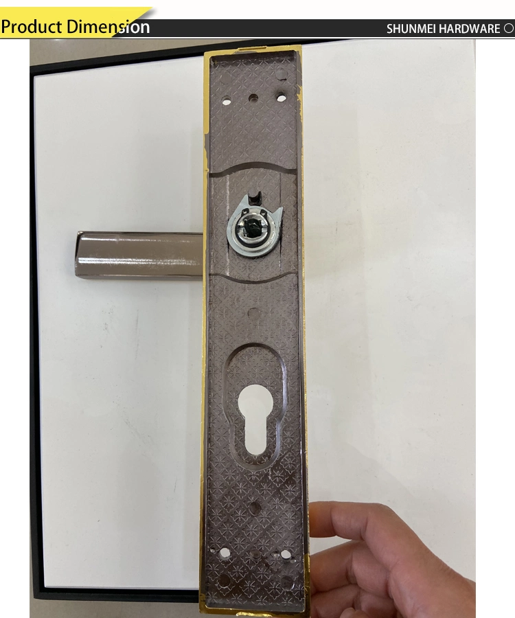 China Factory Price Manufacturer Wholesale Classic Handle with Plate Door Handle