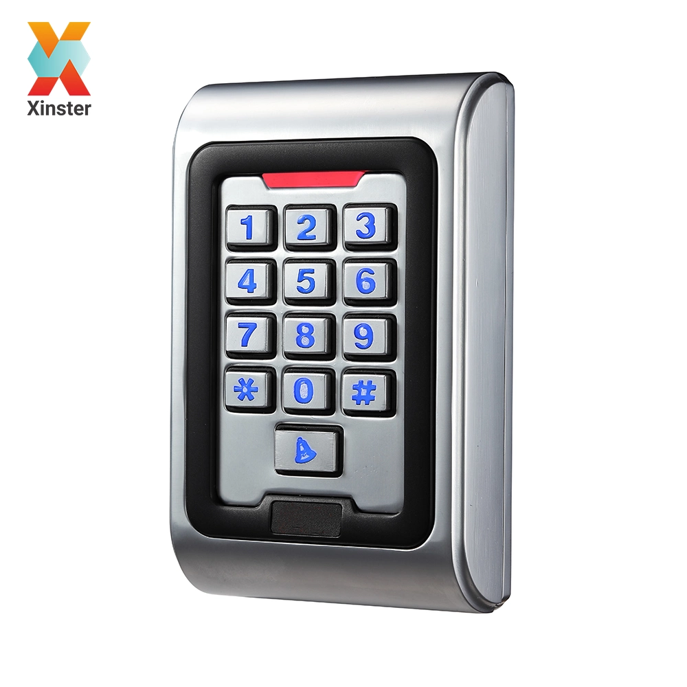 Auto Door Keypad Waterproof Metal Case RFID Card Access Control Keypad Stand-Alone with 2000 Users