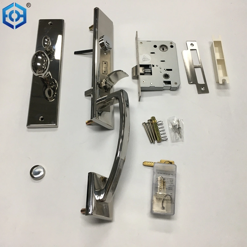 High Security Big Size Panel Handle Door Lock for Entry Door