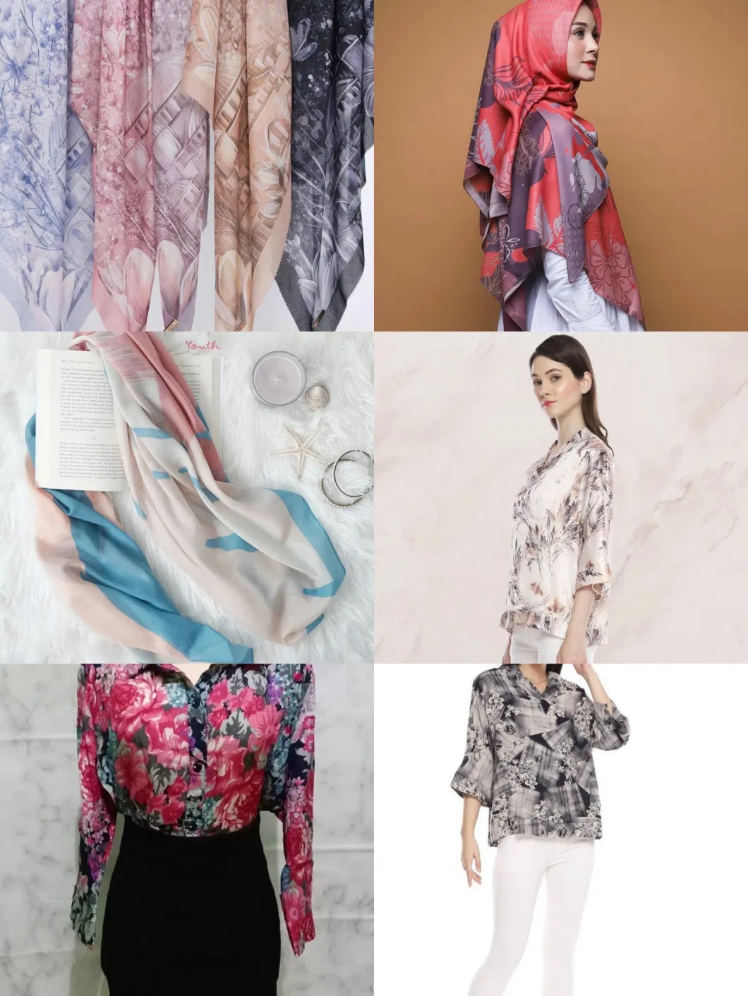 China Wholesale Market Textile Digital Textile Printing Polyester Satin Fabric for Garment and Dress