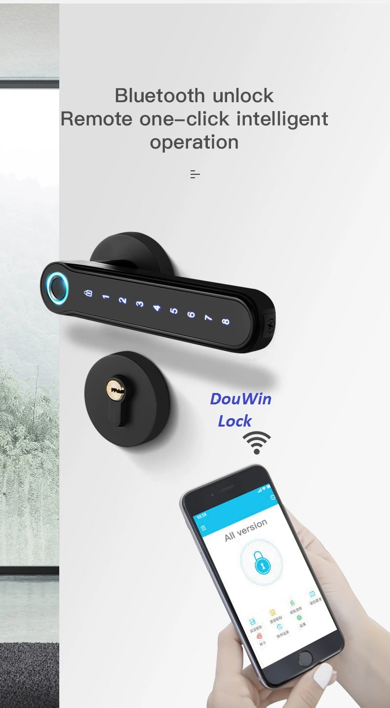 Digital &amp; Biometric Fingerprint Smart Knob Lock for Interior Room