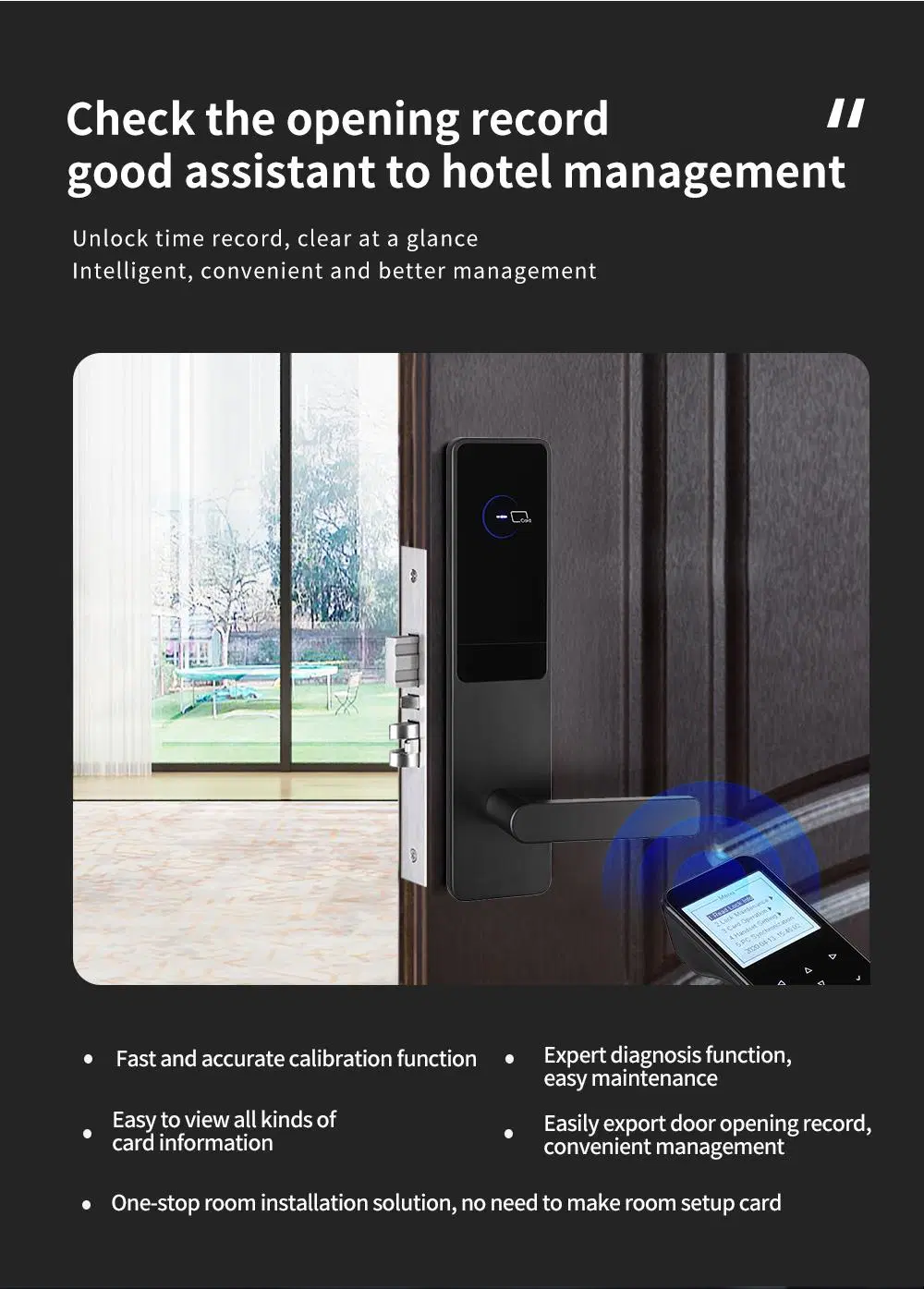 Smart Door Lock for Electronic Door Lock Hotel or Apartment