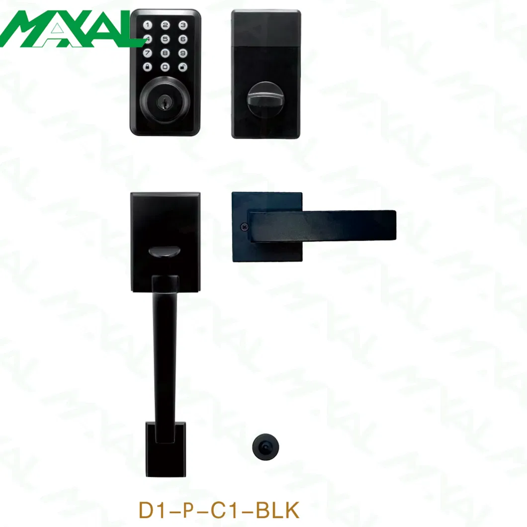 Maxal Electronic Single-Cylinder Deadbolt with Customizable Keyless Entry