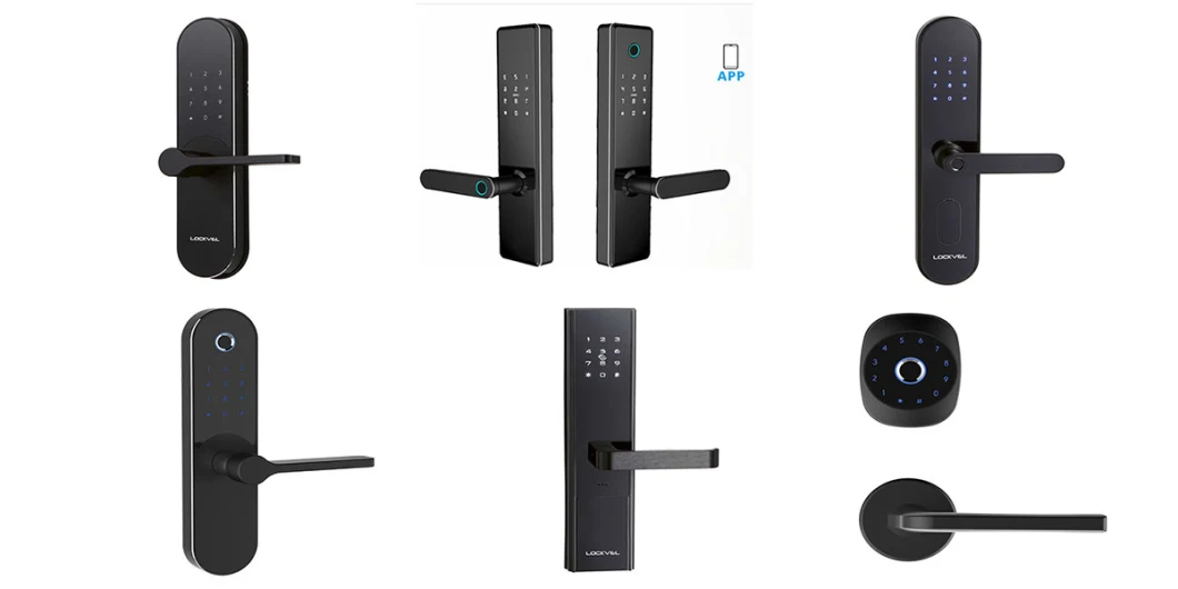 Smart Lock Fingerprint Door Lock Connect with Zigbee, Fingerprint/Password/Key/Card for Home/Hotel/Apartment