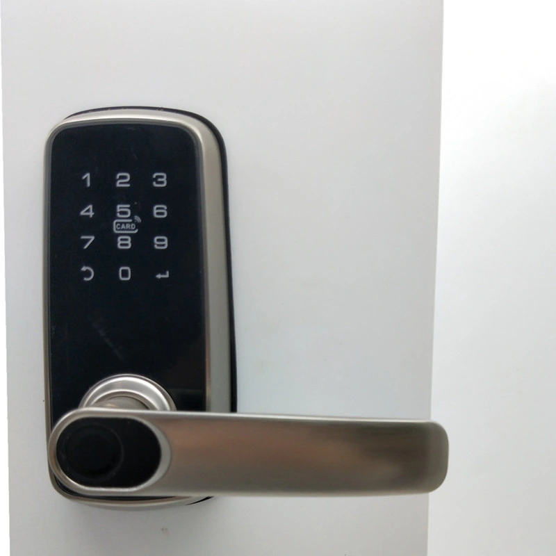 Electronic Keyless Digital Keypad Handle Smart Door Lock with Mechanical Keys