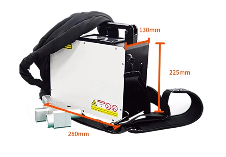 Laser Rust Removal 50W/100W Backpack Design Easy Operate