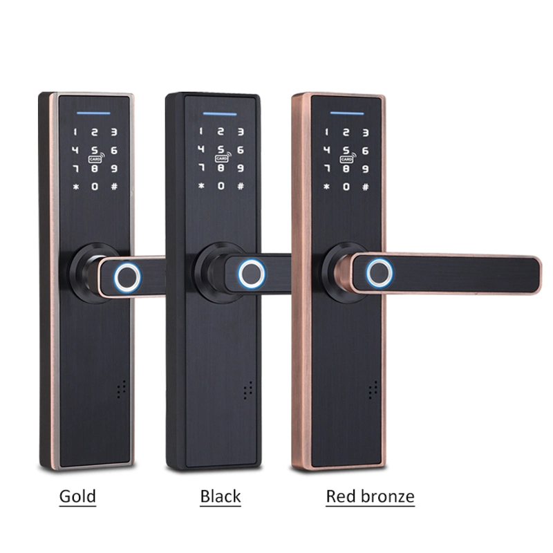 Electronic Locks Room Household Security Door Handle Intelligent Fingerprint Door Lock