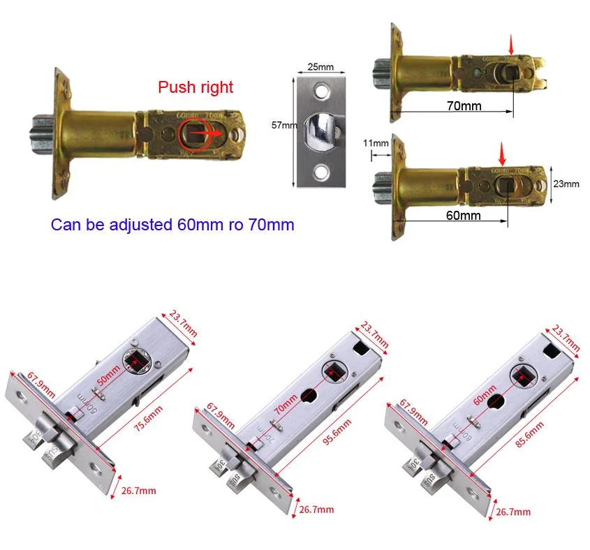 Keyless Entry Home Security Electric Ttlock Digital Lock for Wooden Door