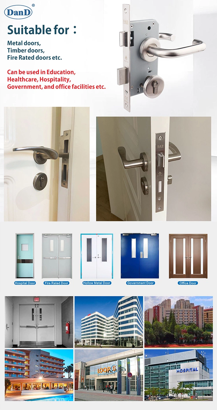 CE Certified New House Bathroom Mortise Door Lock for Toilet