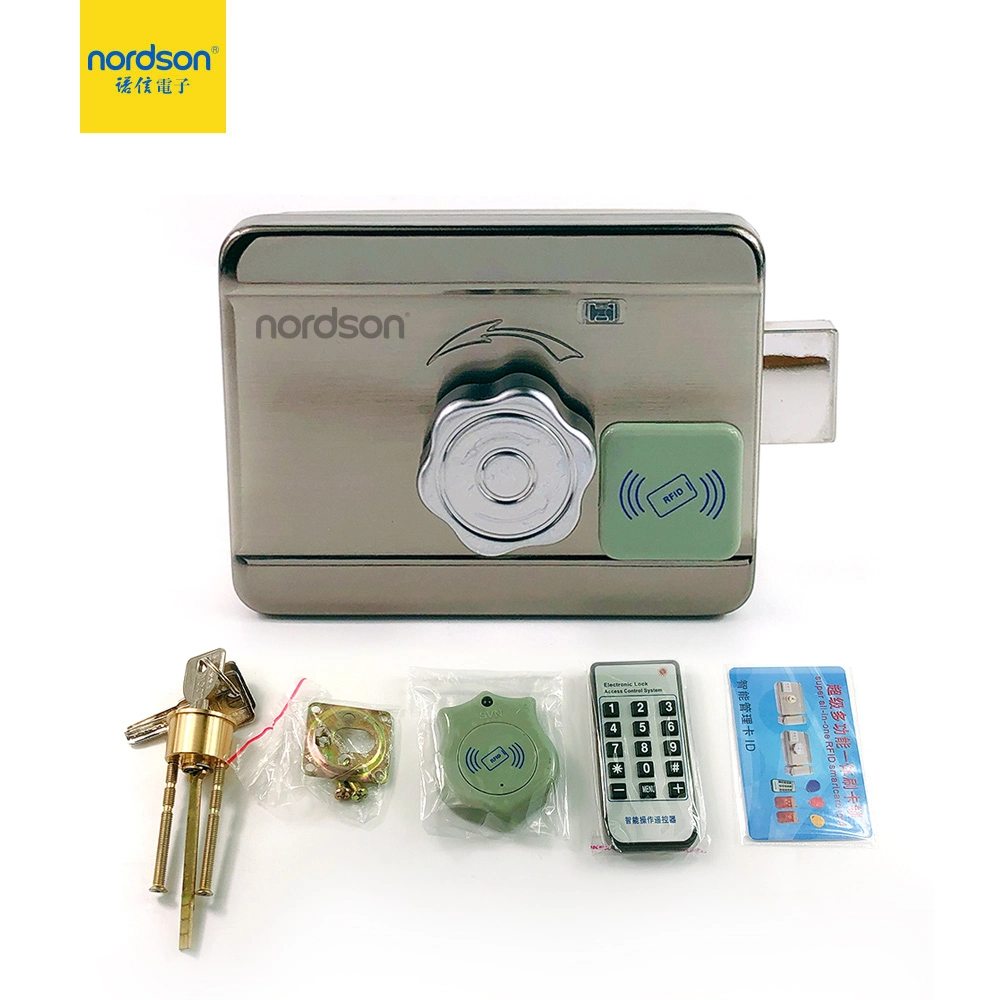 Brass Deadbolt Remote Control Available Mechanical Combination Motor Electric Rim Lock