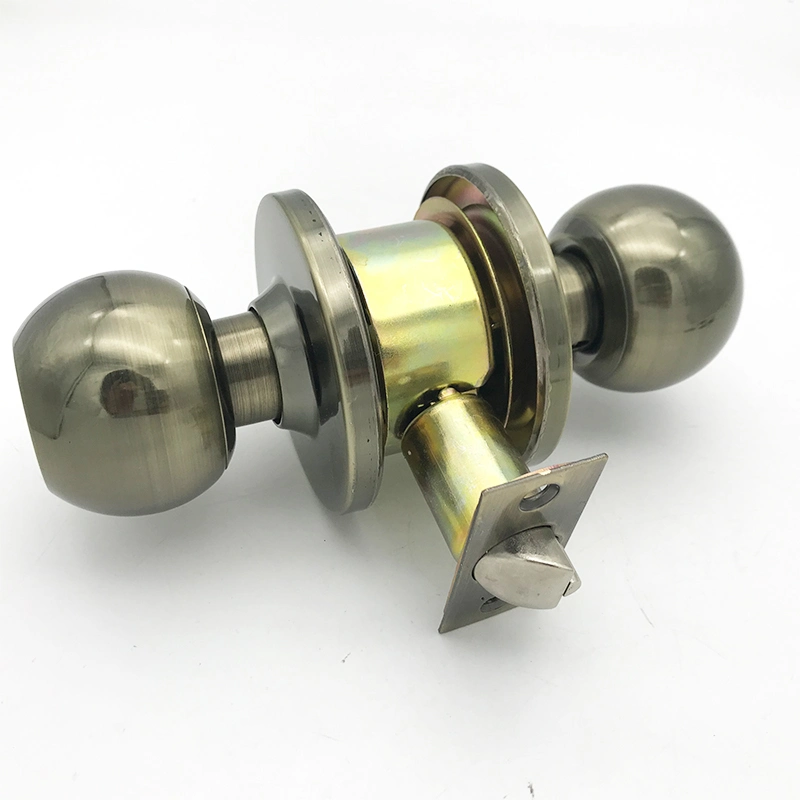 Grade 3 OEM Home Entrance Tubular Cylindrical Door Knob Lock