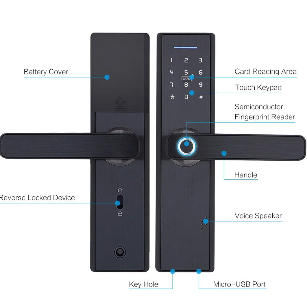 Smart Home Bluetooth Biometric Fingerprint Outdoor Household Lock