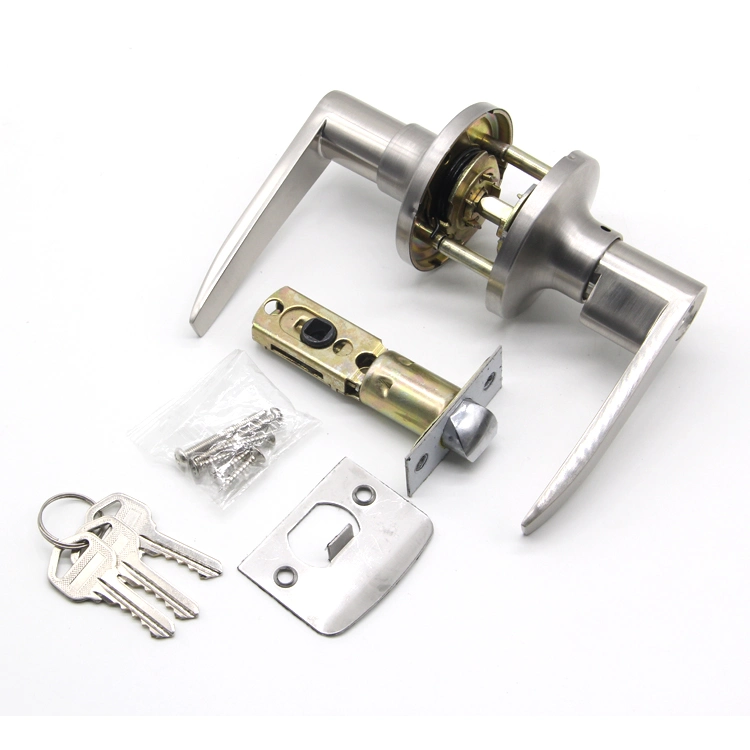 Durable in Use Modern Design Ss 2 Lever Door Lock Set