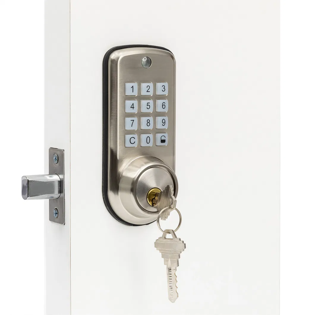 Secured Keyless Entry Convenience Deadbolt Door Lock for Apartment