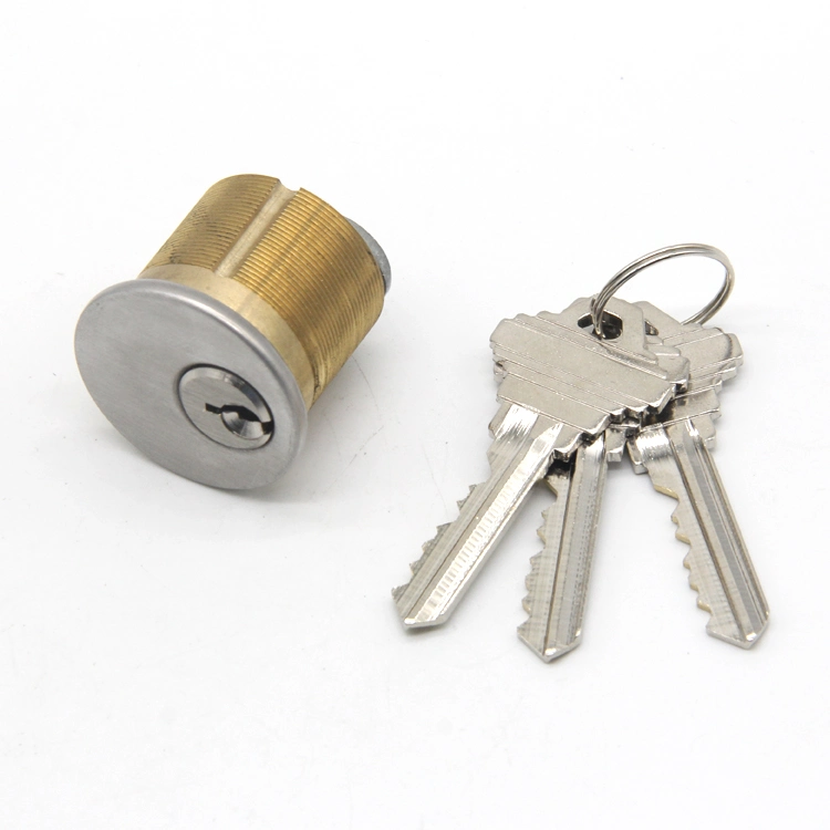 Custom Finish Keyed Alike Cylinder Waterproof Brass Door Lock Cylinder Set