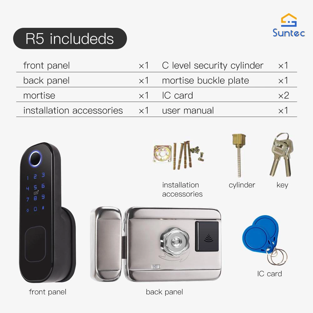 Best Sale Smart Lock Door Fingerprint Smart Home Waterproof Password Security Mechanical