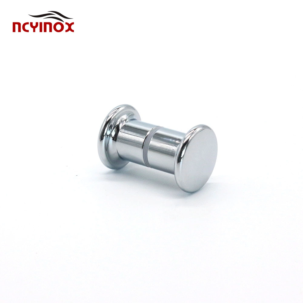 Wholesale Shower Glass Door Fittings Back-to-Back Sliding Door Knob for Bathroom