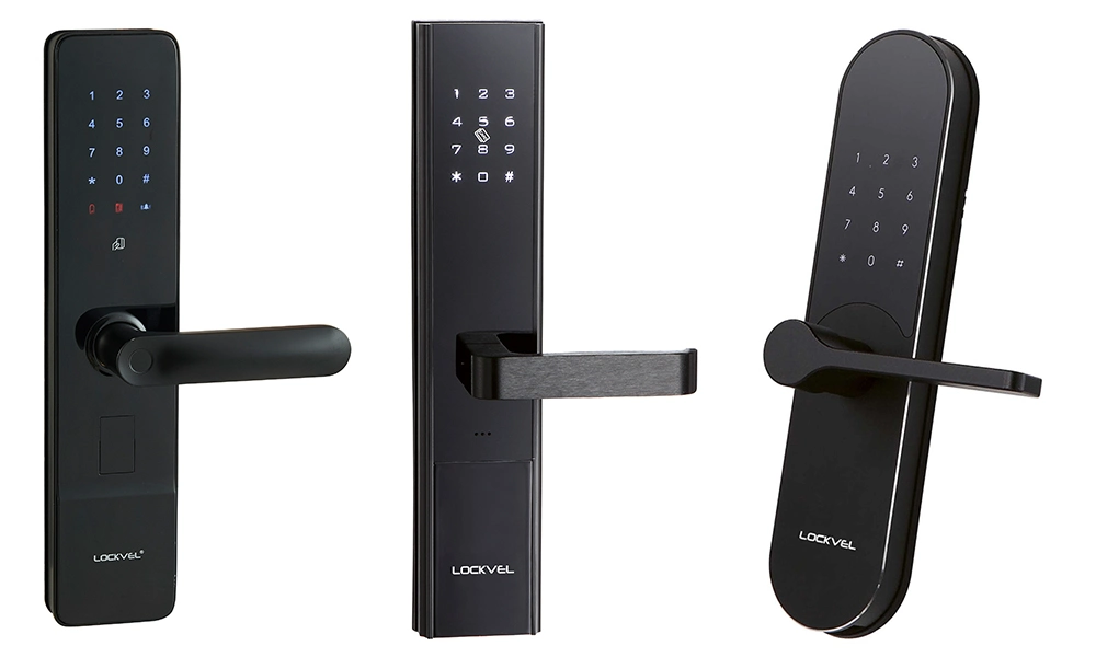 Touch Screen Smart Lock, Fingerprint/ Bluetooth/ Password/ Card/ Key Unlock