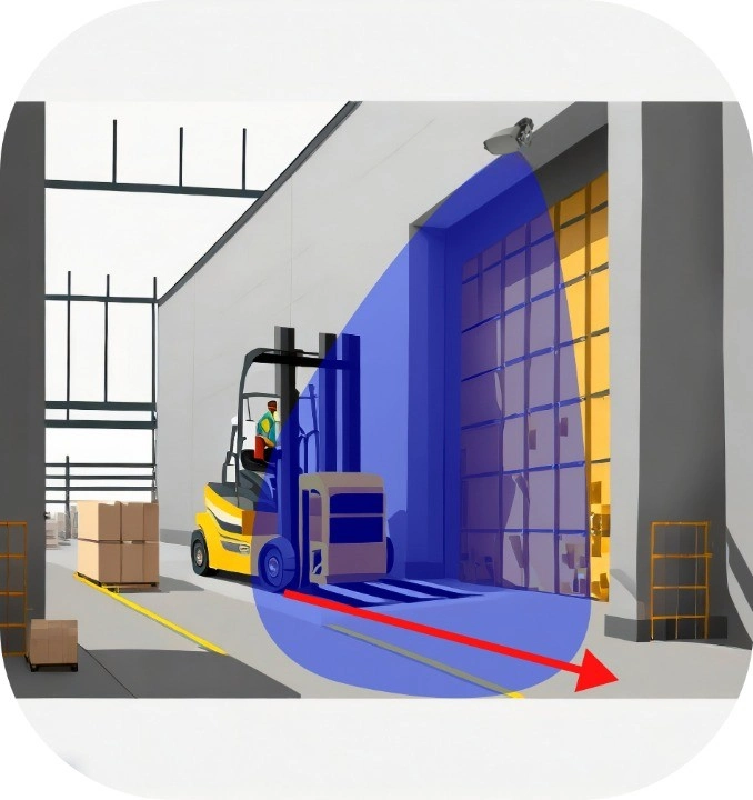 Traffic Light Detector Motion Detector for Crossway Bus Station Trian Station